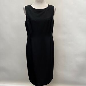 Kasper Women's Dress Size 12 Black Sleeveless Lined